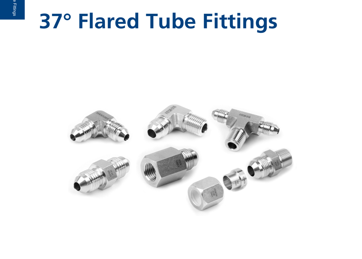 Трубные фитинги под развальцовку 37°