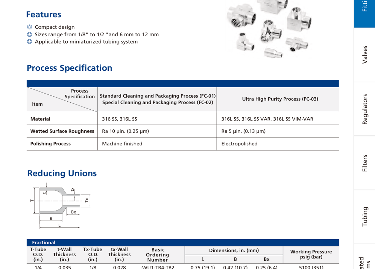 Микросварные фитинги M Series