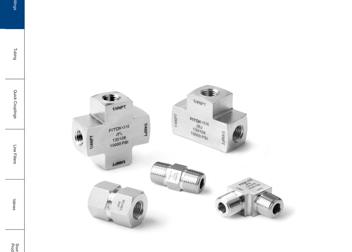 Резьбовые фитинги PMH Series