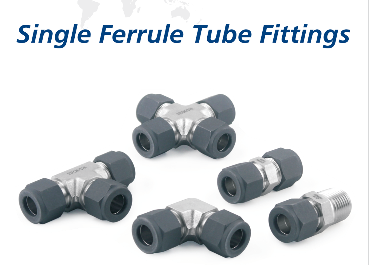 Трубные фитинги с одинарным кольцом